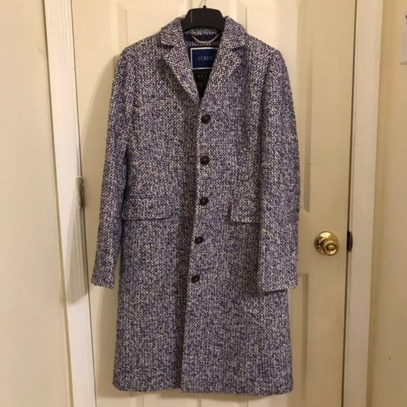 J. Crew Lady coat in Italian tweed 00 0 2 4 6 - Picture 3 of 9